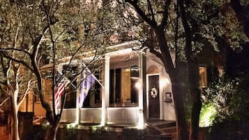 Front of property – evening/night