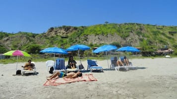 On the beach