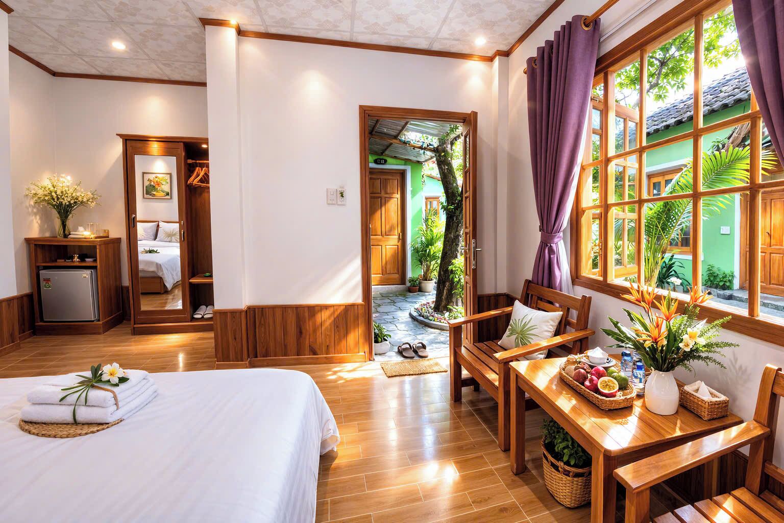 Family Quadruple Room, Garden View