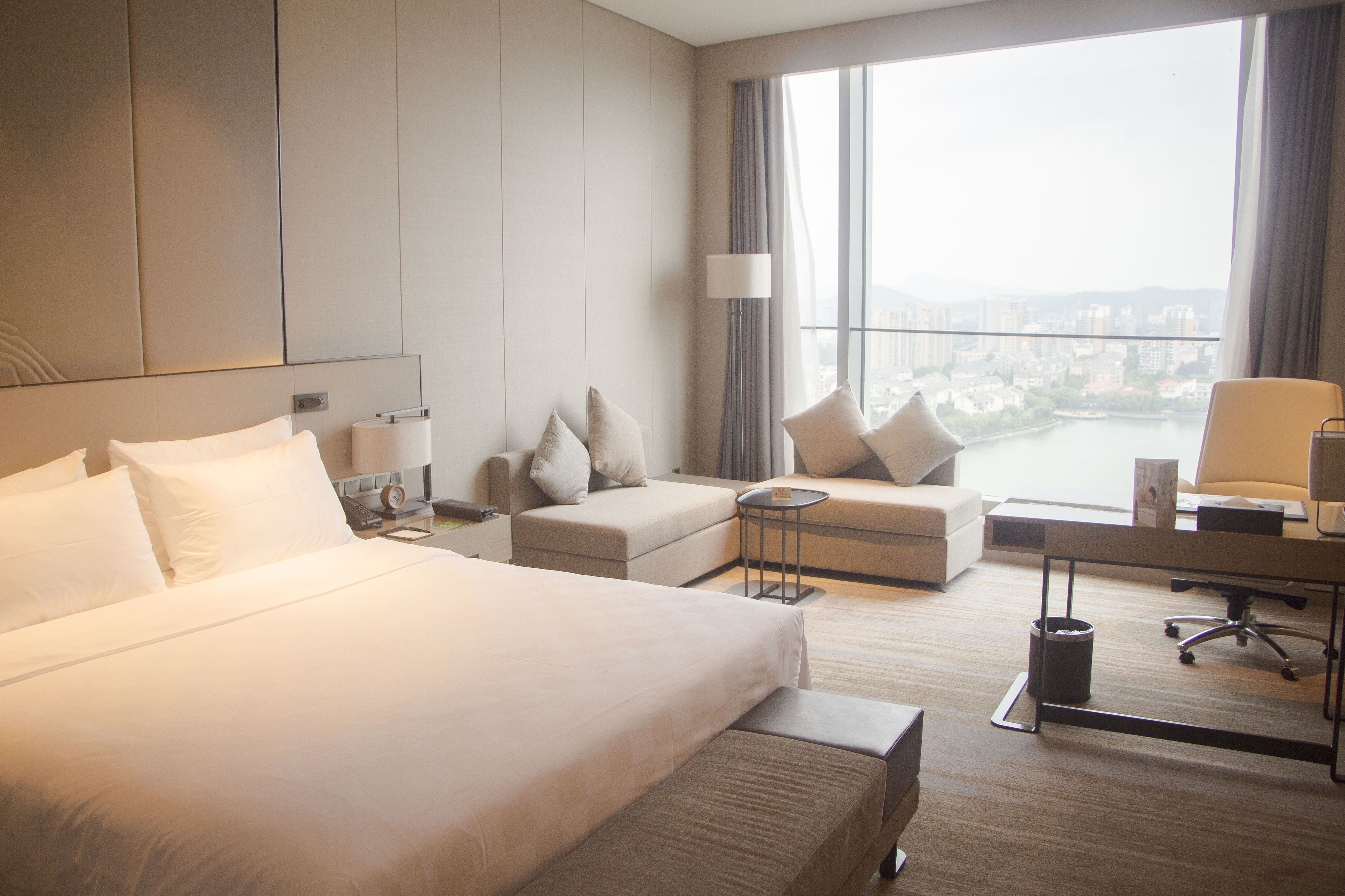 lake view deluxe king room | in-room safe, blackout curtains, free cots/infant beds, free wifi