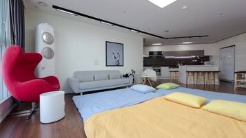 Presidential Condo, Multiple Beds, 2 Bathrooms, City View | Private kitchen | Fridge, microwave, oven, stovetop