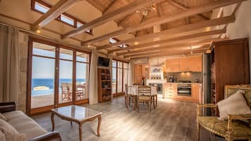 Blue Caves Villas | 2-bedroom Villa FANTASIA | Salle de séjour