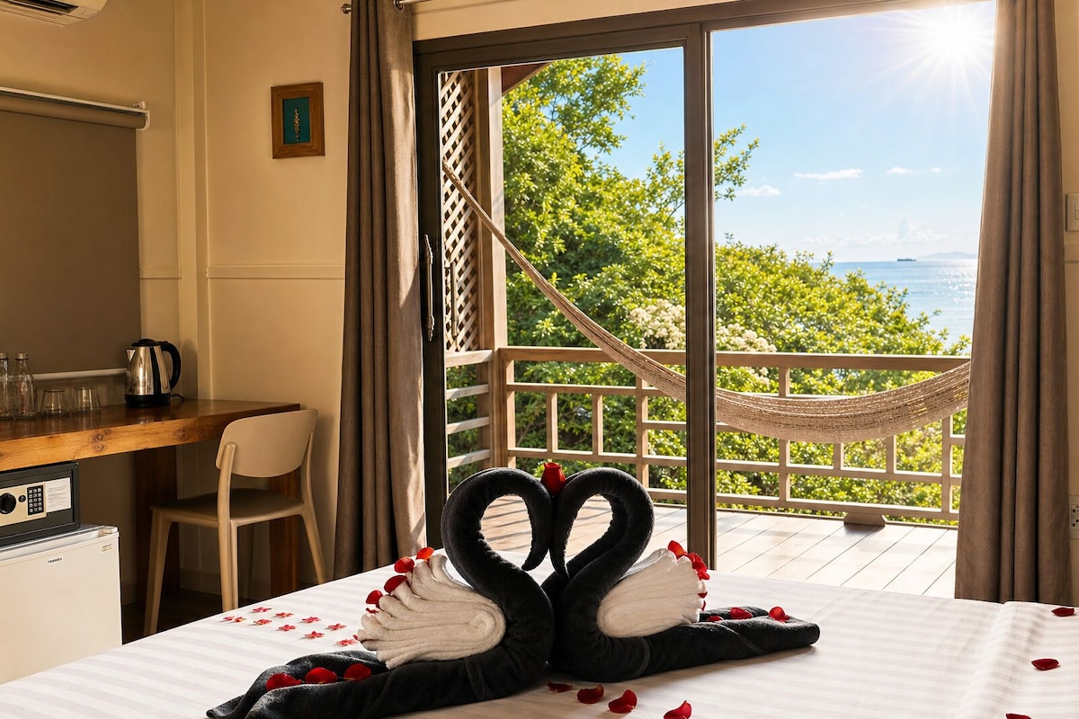 Sea View Bungalow | Premium bedding, minibar, in-room safe, desk
