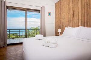 Sea View Bungalow | Ropa de cama de alta calidad, minibar, caja fuerte y escritorio