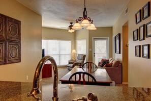 Condo, 2 Bedrooms | Living area | TV, DVD player - Riverfront Bliss (New Braunfels)