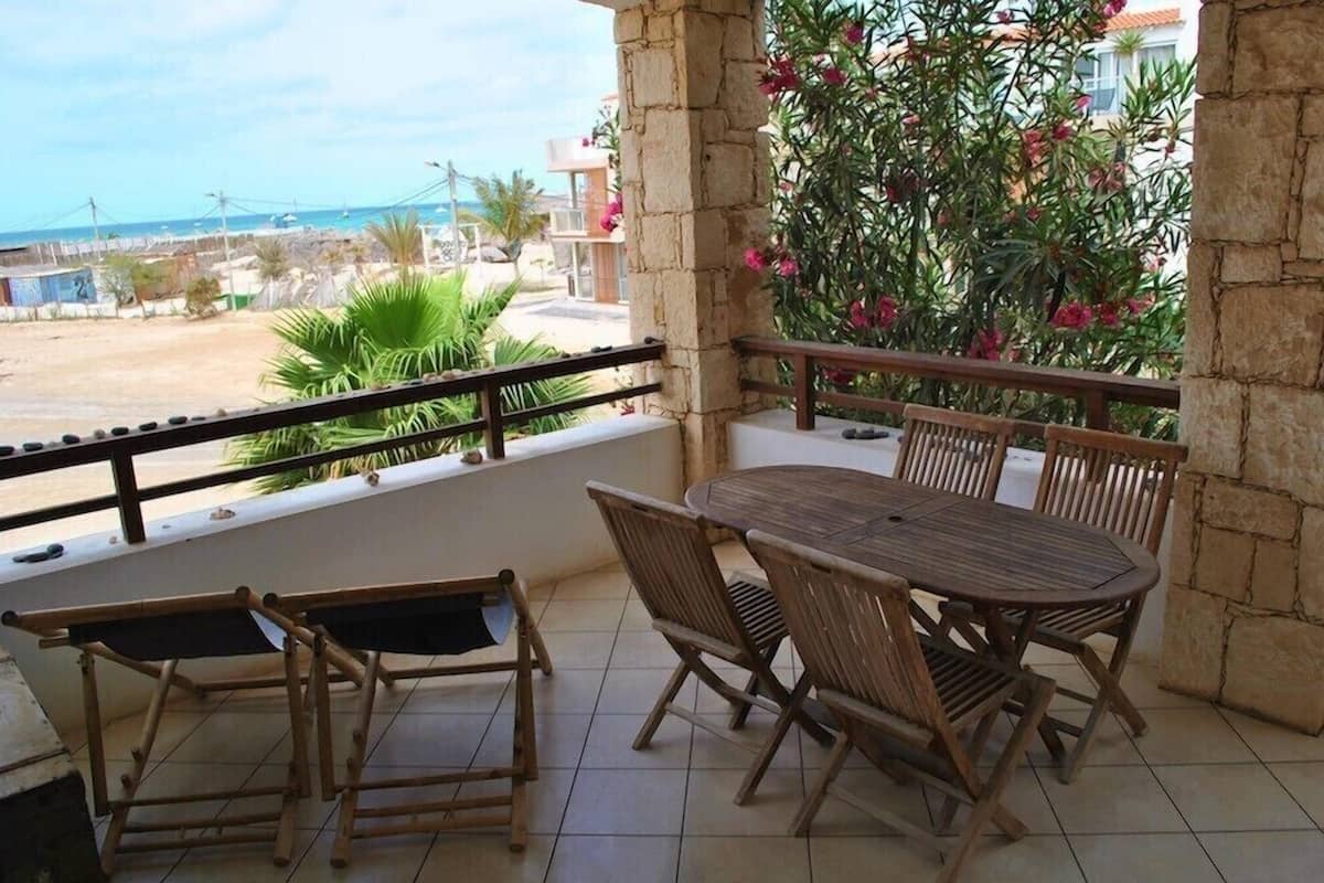 Departamento, 1 habitación, vista al mar | Terraza o patio