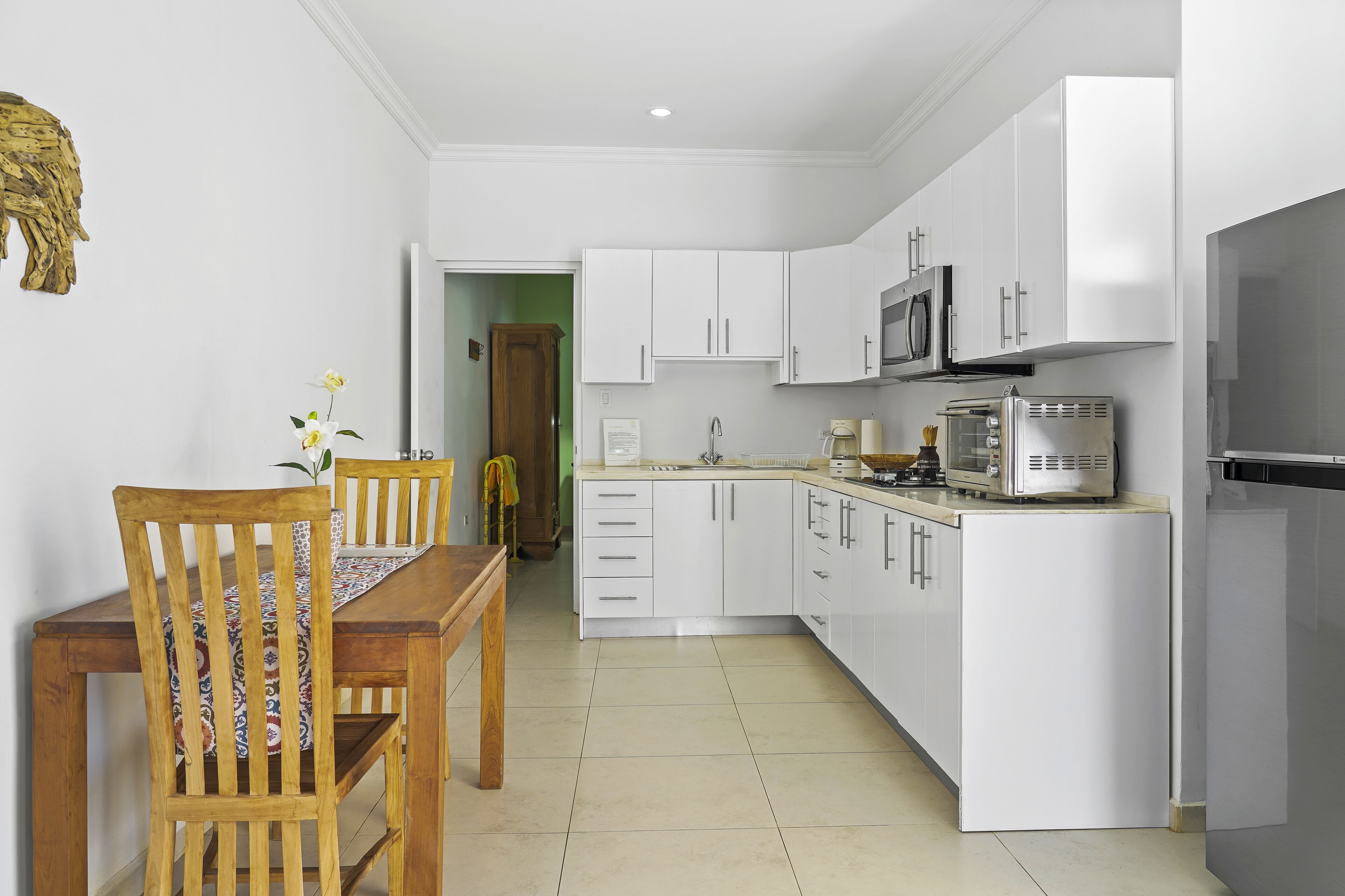 deluxe apartment, 1 bedroom, kitchen, poolside | private kitchen | fridge, microwave, dishwasher, coffee/tea maker