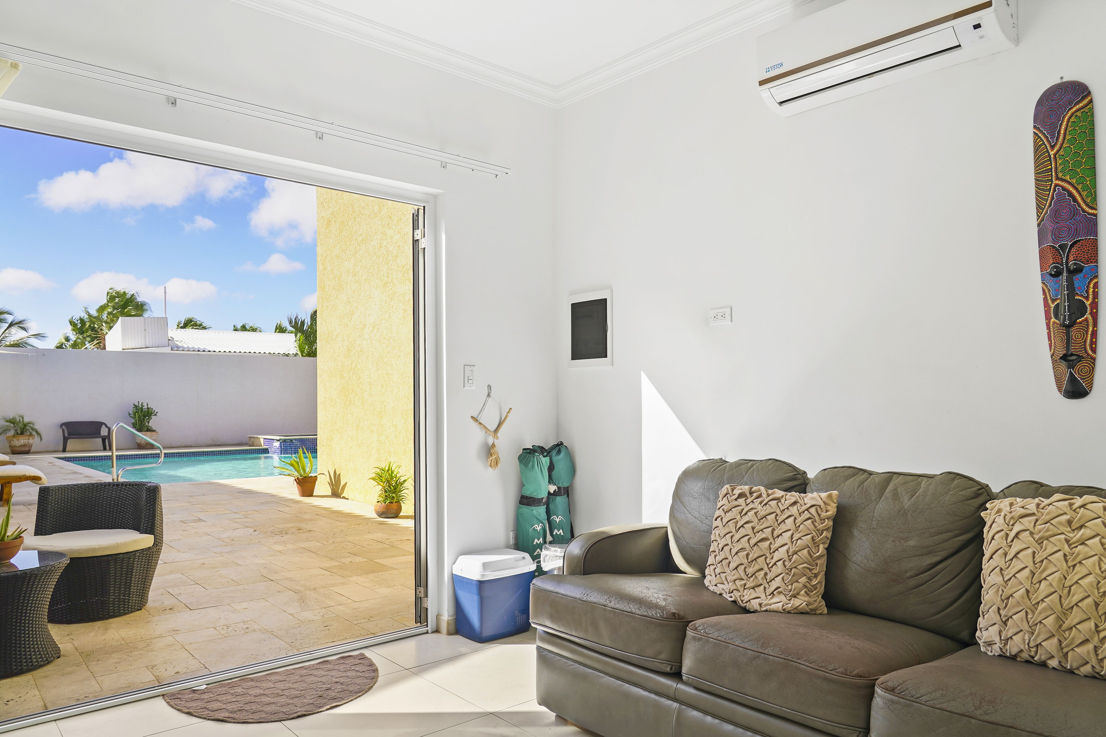 deluxe apartment, 1 bedroom, kitchen, poolside | garden view