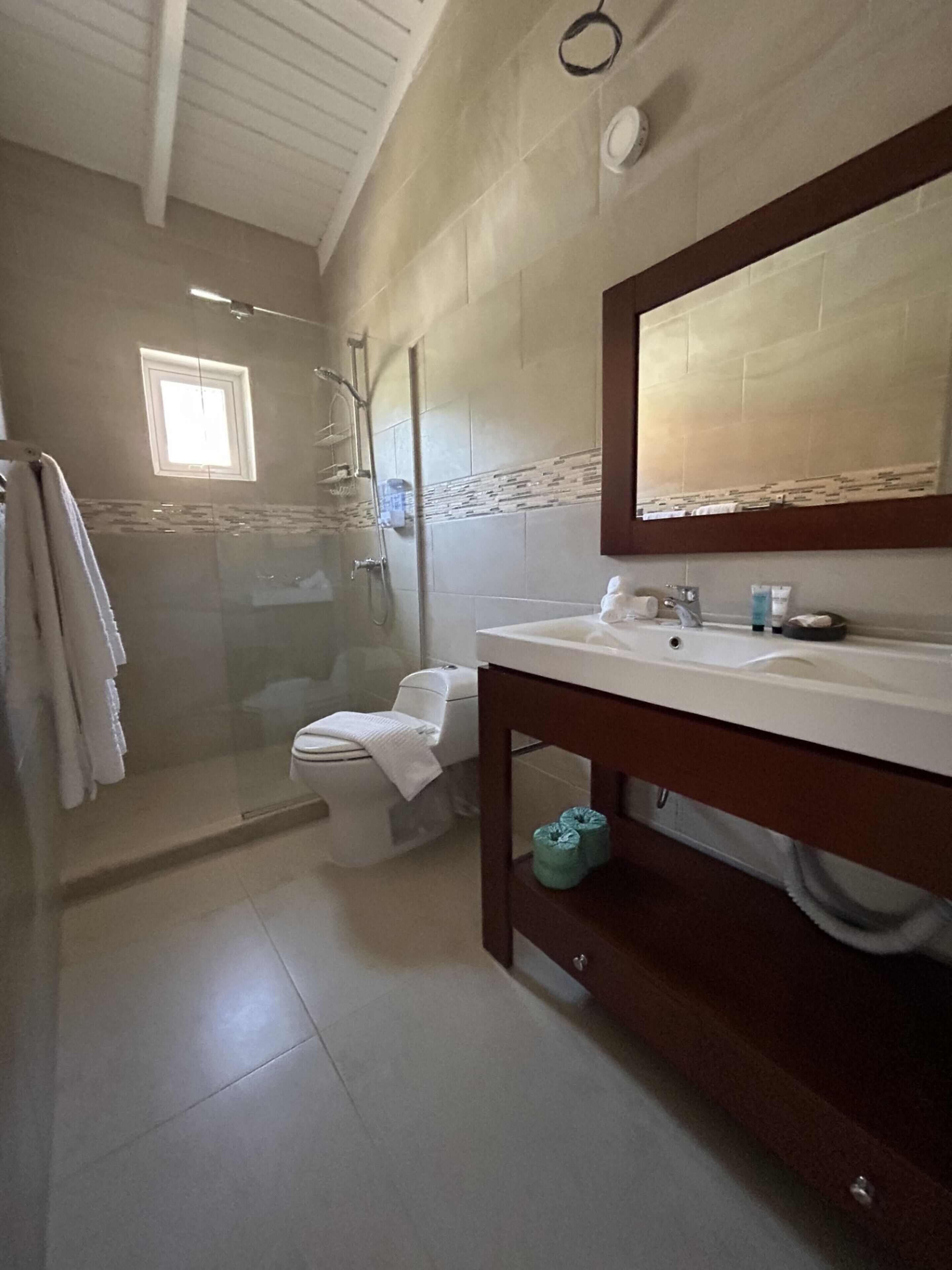 family apartment, 2 bedrooms, pool view | bathroom | shower, eco-friendly toiletries, hair dryer, towels