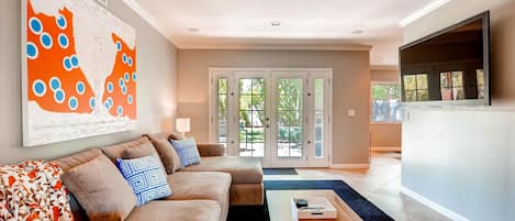 Apartment, 3 Schlafzimmer | Wohnbereich