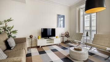 Apartment, 1 Bedroom | Living area | Flat-screen TV