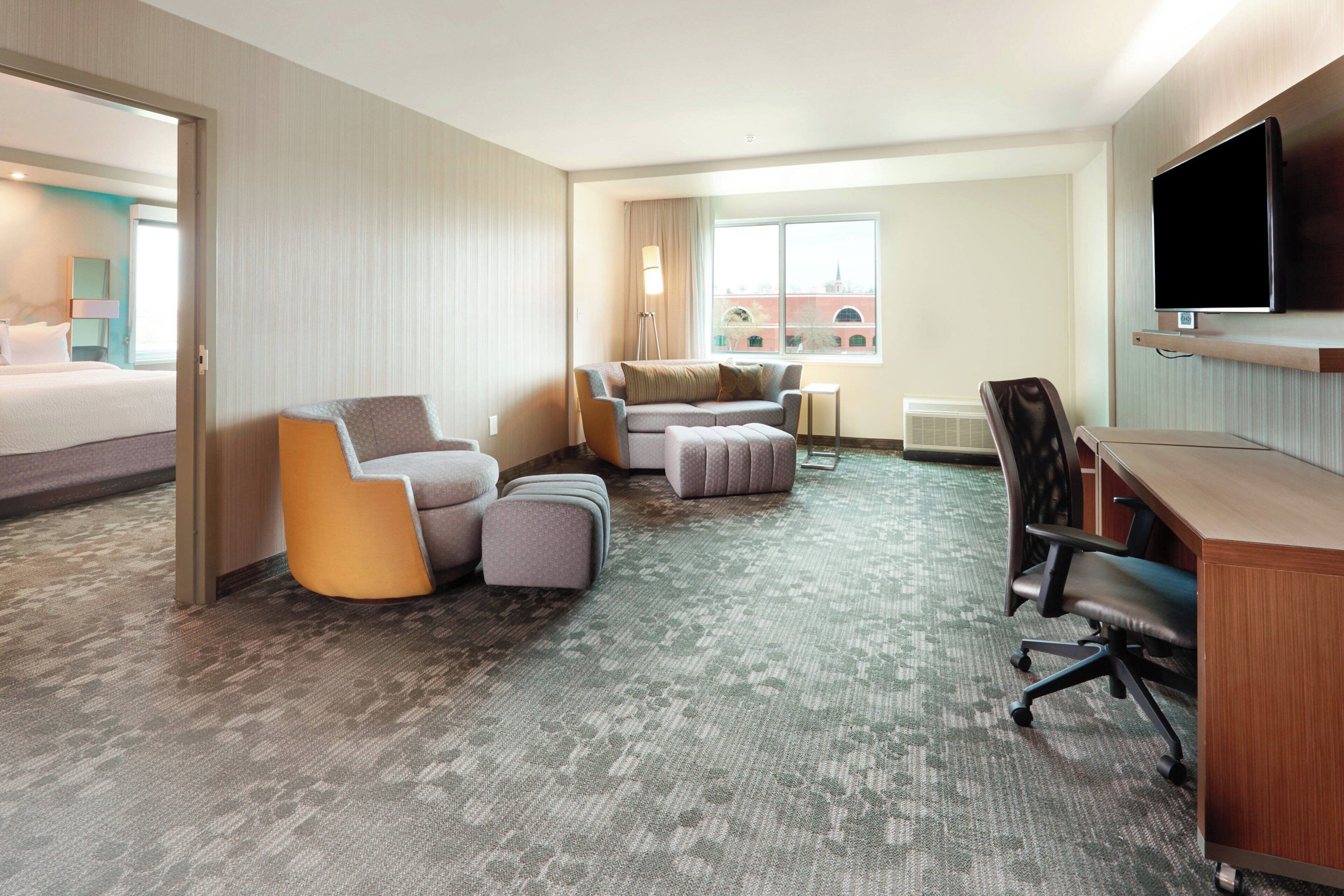 Suite, 1 dormitori | Roba de llit d'alta qualitat i matalassos amb encoixinament addicional 