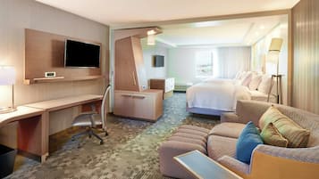 Room, Berbilang Katil, mesra pendengaran (Roll-in Shower) | Peralatan tempat tidur premium, tilam berlapik