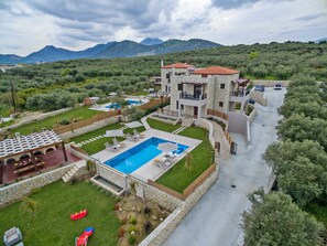 Villa - 3 sovrum - privat pool (Elanthi) | Utsikt från luften