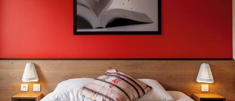 1 habitación, ropa de cama de alta calidad y escritorio