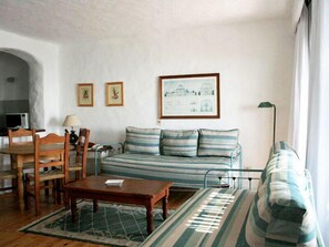 บ้านพัก, หลายเตียง (Increíble apartamento en Casapueblo, ) | บริเวณนั่งเล่น