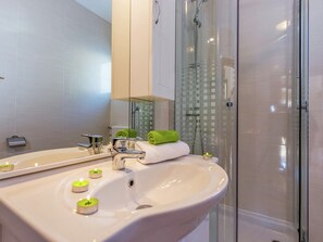 Shower, hair dryer
