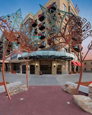 Façade de l’hébergement