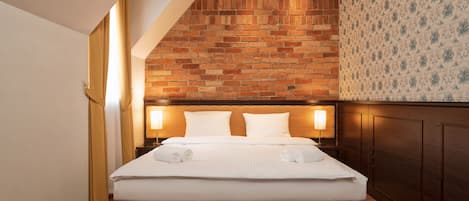 1 habitación y ropa de cama de alta calidad