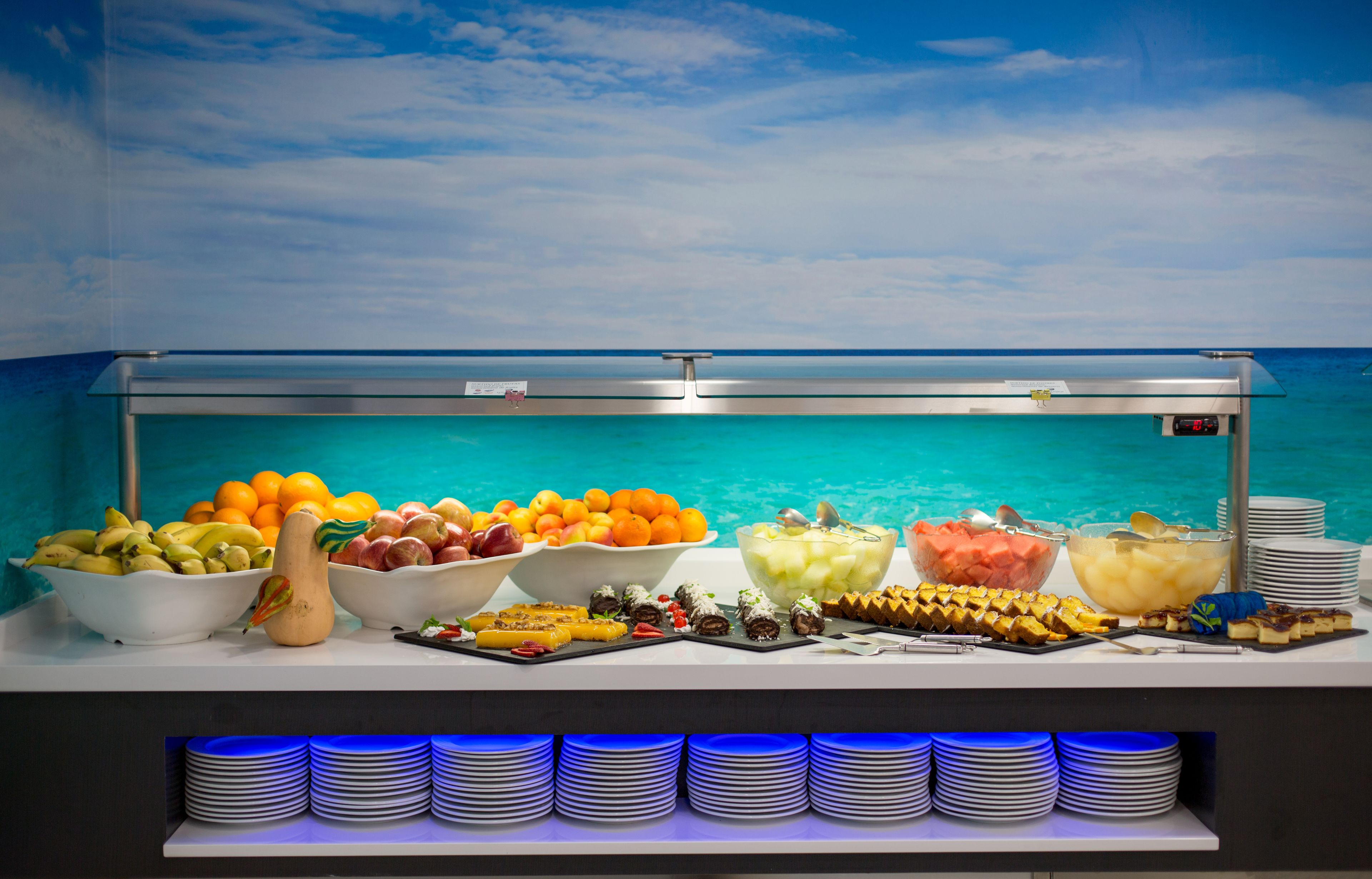 daily buffet breakfast (eur 9 per person)