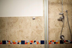 Triple Room, Patio | Bathroom shower
