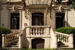 Fachada de la propiedad