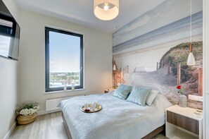 顶层房, 1 间卧室, 阳台, 河景 (635) | 浴室 | 免费洗浴用品、吹风机、毛巾、肥皂