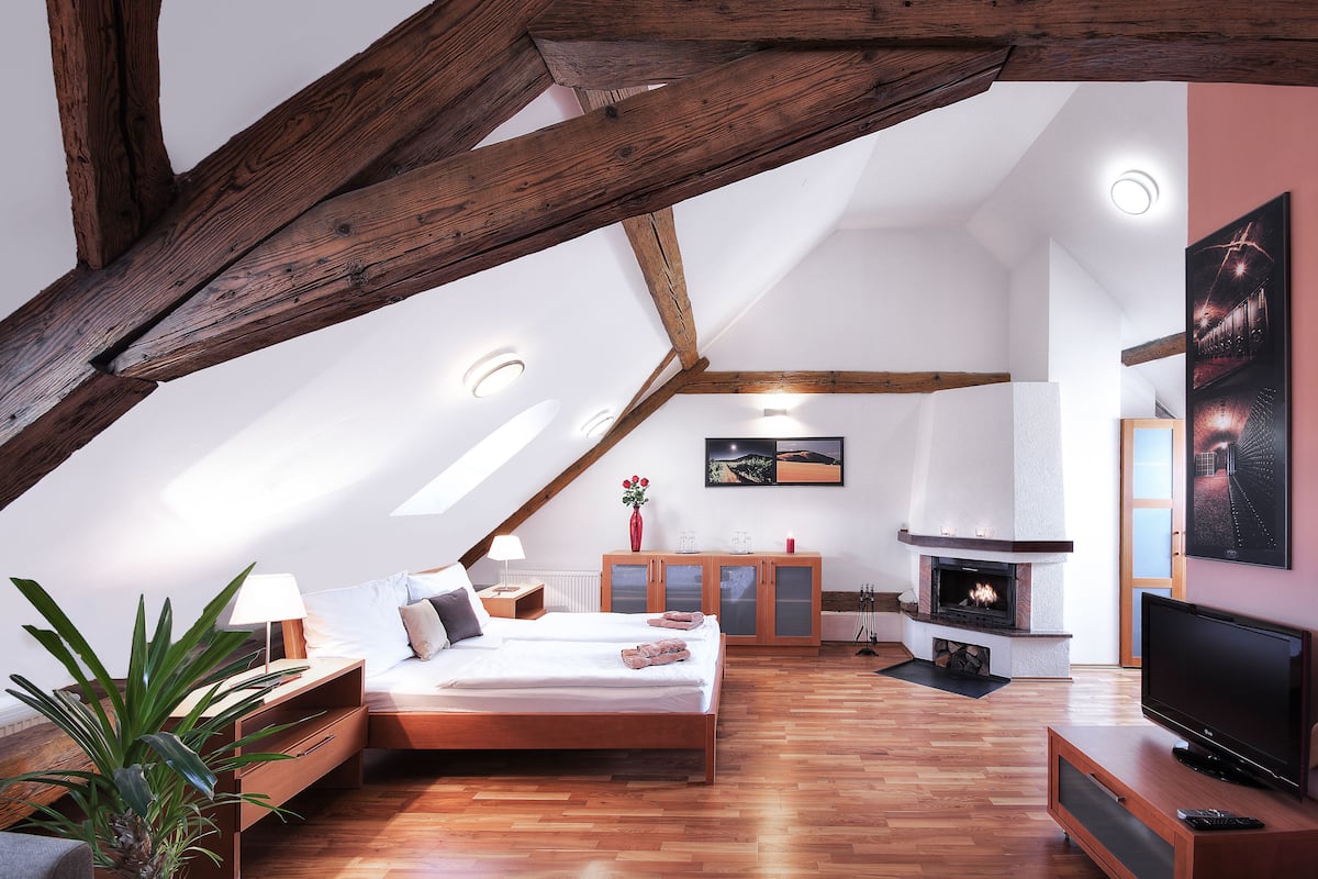 Appartement, cheminée