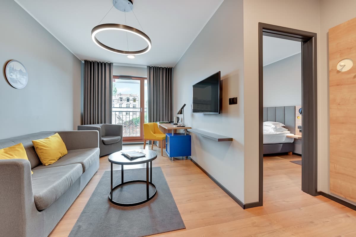Family Studio | Living area | Flat-screen TV