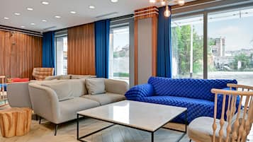 Sala de estar en el lobby