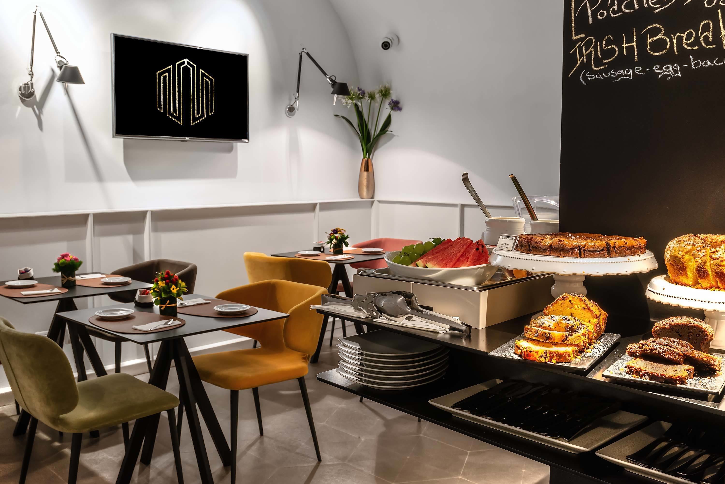 daily buffet breakfast (eur 15 per person)