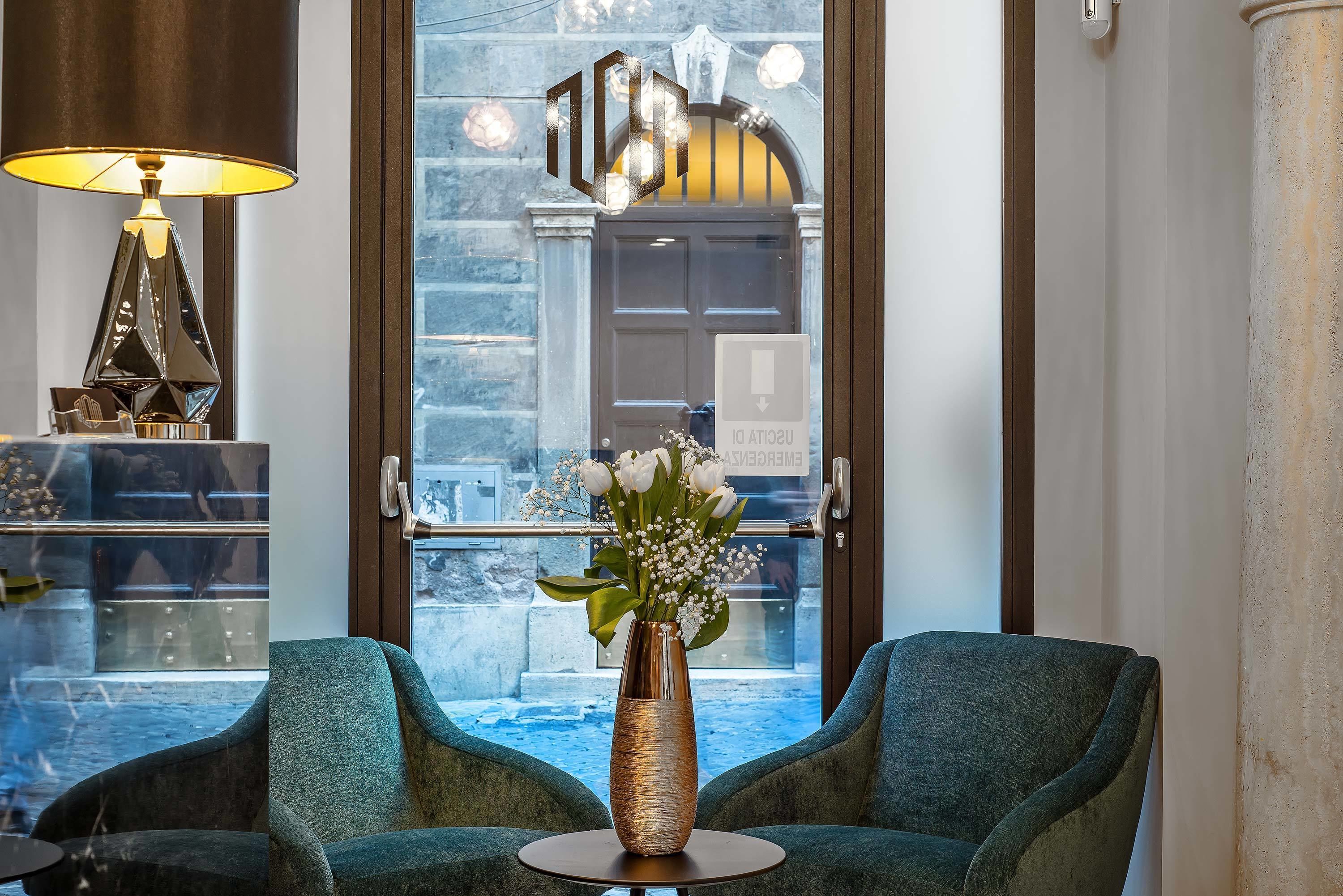 Sala de estar en el lobby