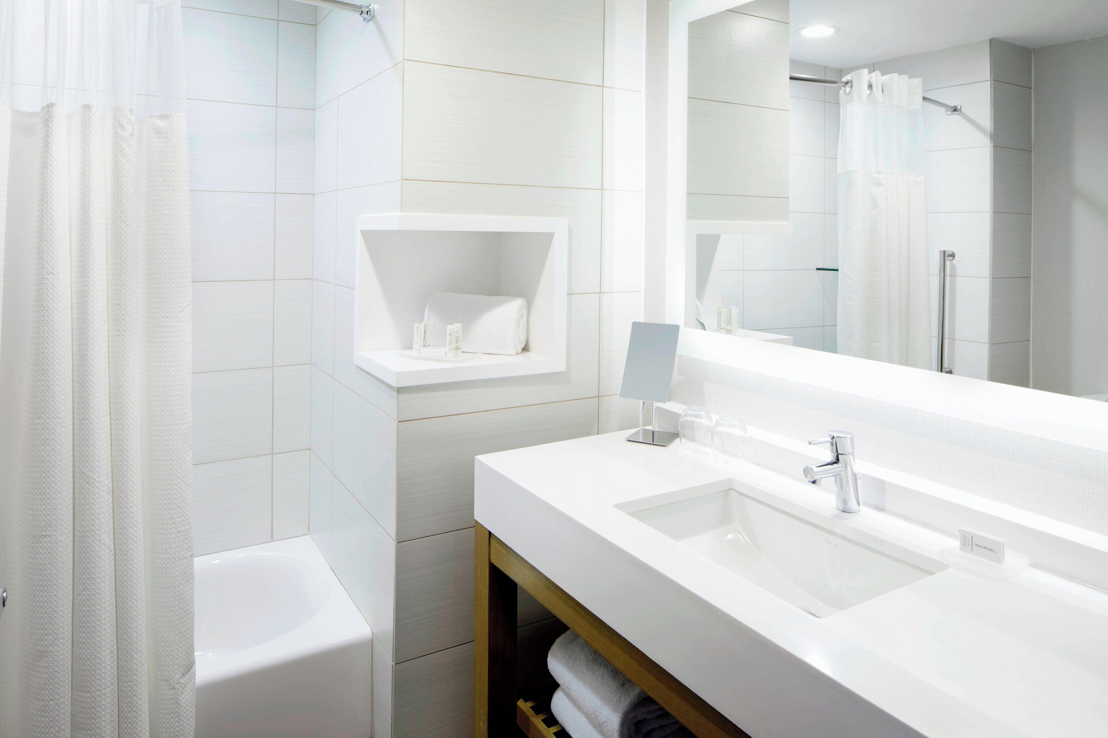 room, 2 queen beds, non smoking | bathroom | eco-friendly toiletries, hair dryer, towels