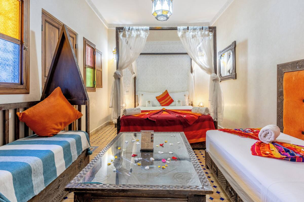 ห้องคอมฟอร์ททริปเปิล, 1 ห้องนอน (Safran LittleSon - Annexe) | วิวสนามหญ้า