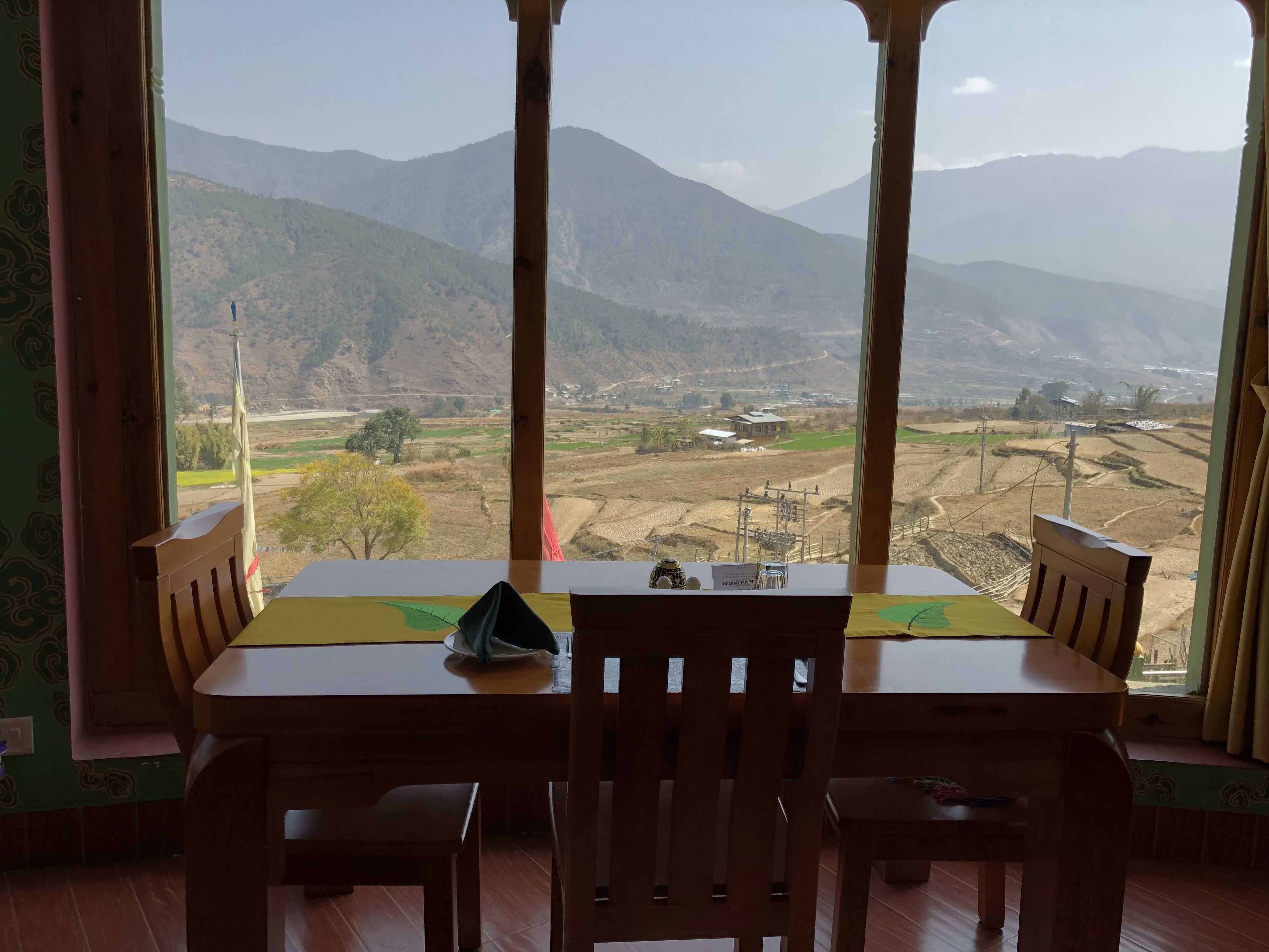 Vue depuis l’hébergement