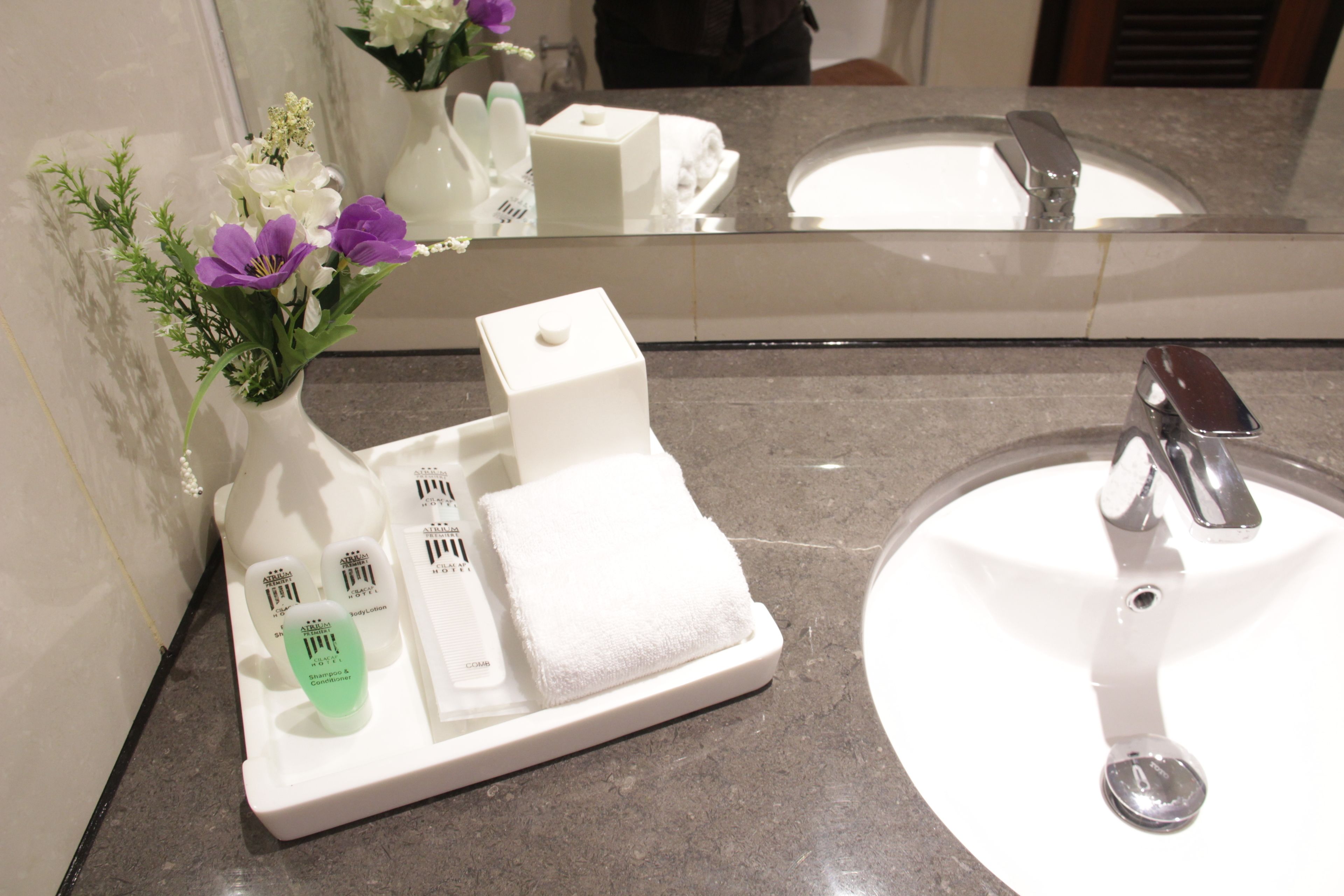 suite | bathroom amenities | shower, free toiletries, towels