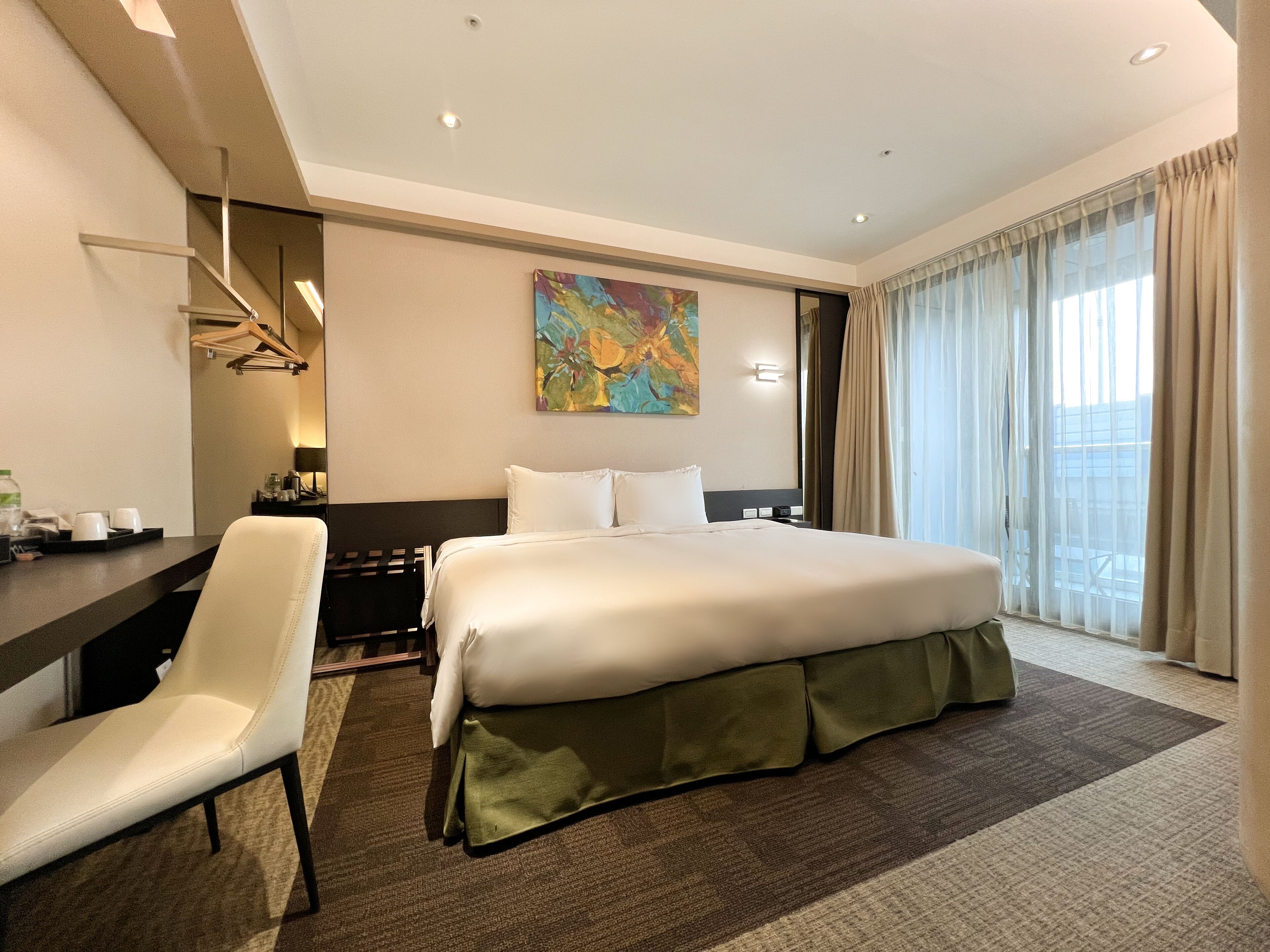 Balcony Room (King Size Bed)  | Down comforters, in-room safe, blackout drapes, free WiFi