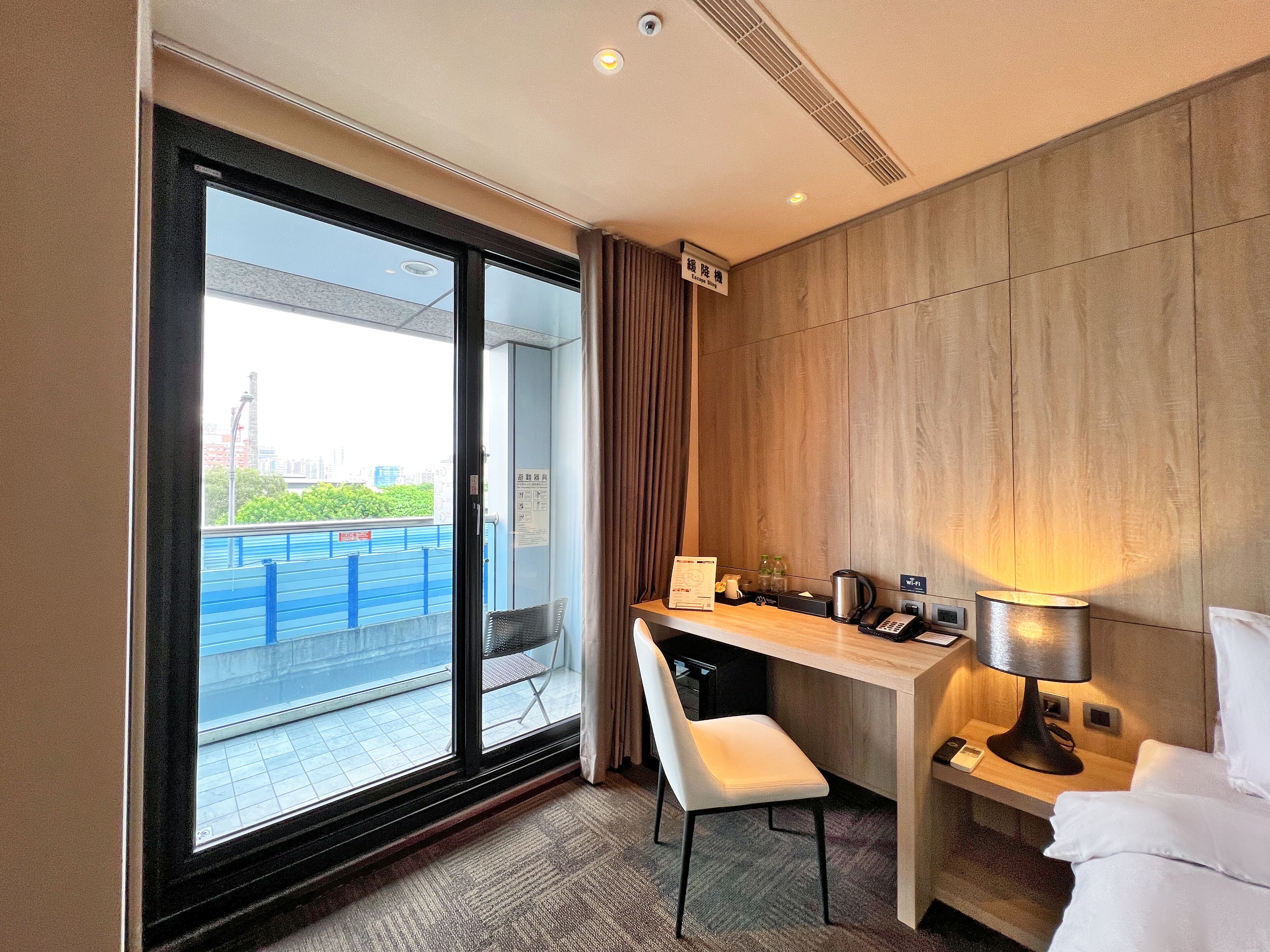 balcony room (twin bed )  | down duvets, in-room safe, blackout curtains, free wifi