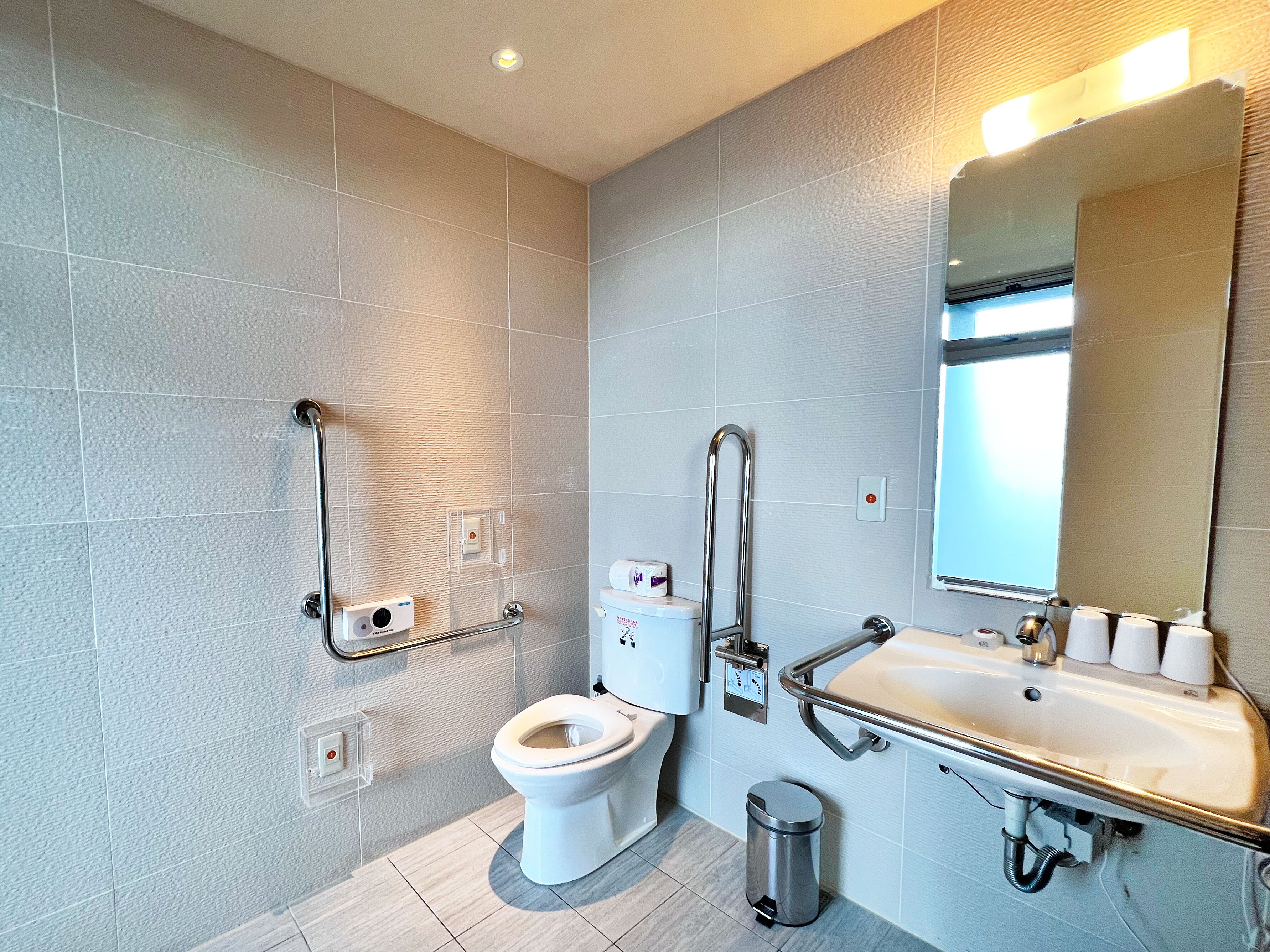 balcony room ( triple bed )  | bathroom | shower, free toiletries, hair dryer, towels