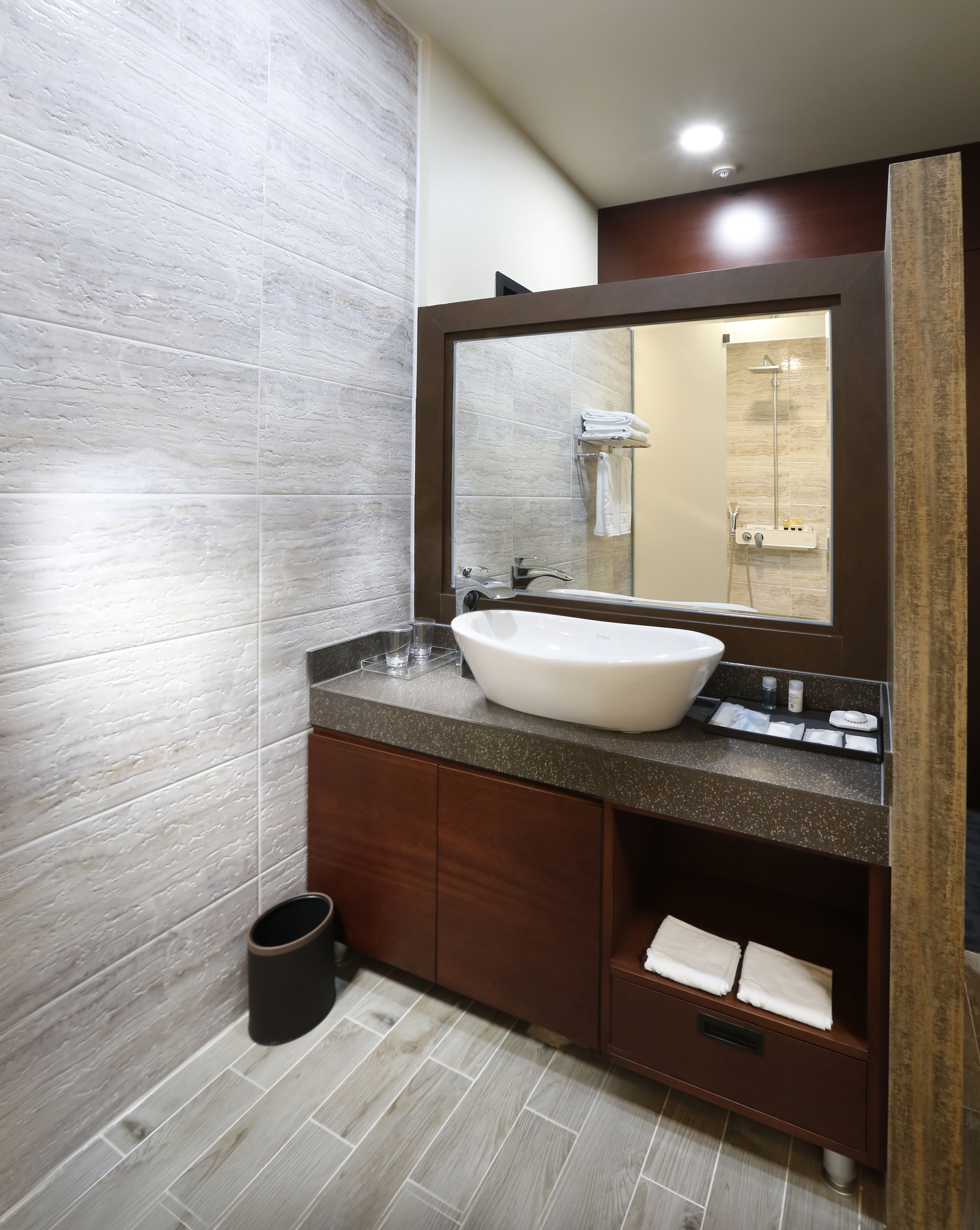 family twin room | bathroom sink