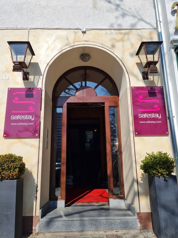 Entrada de la propiedad