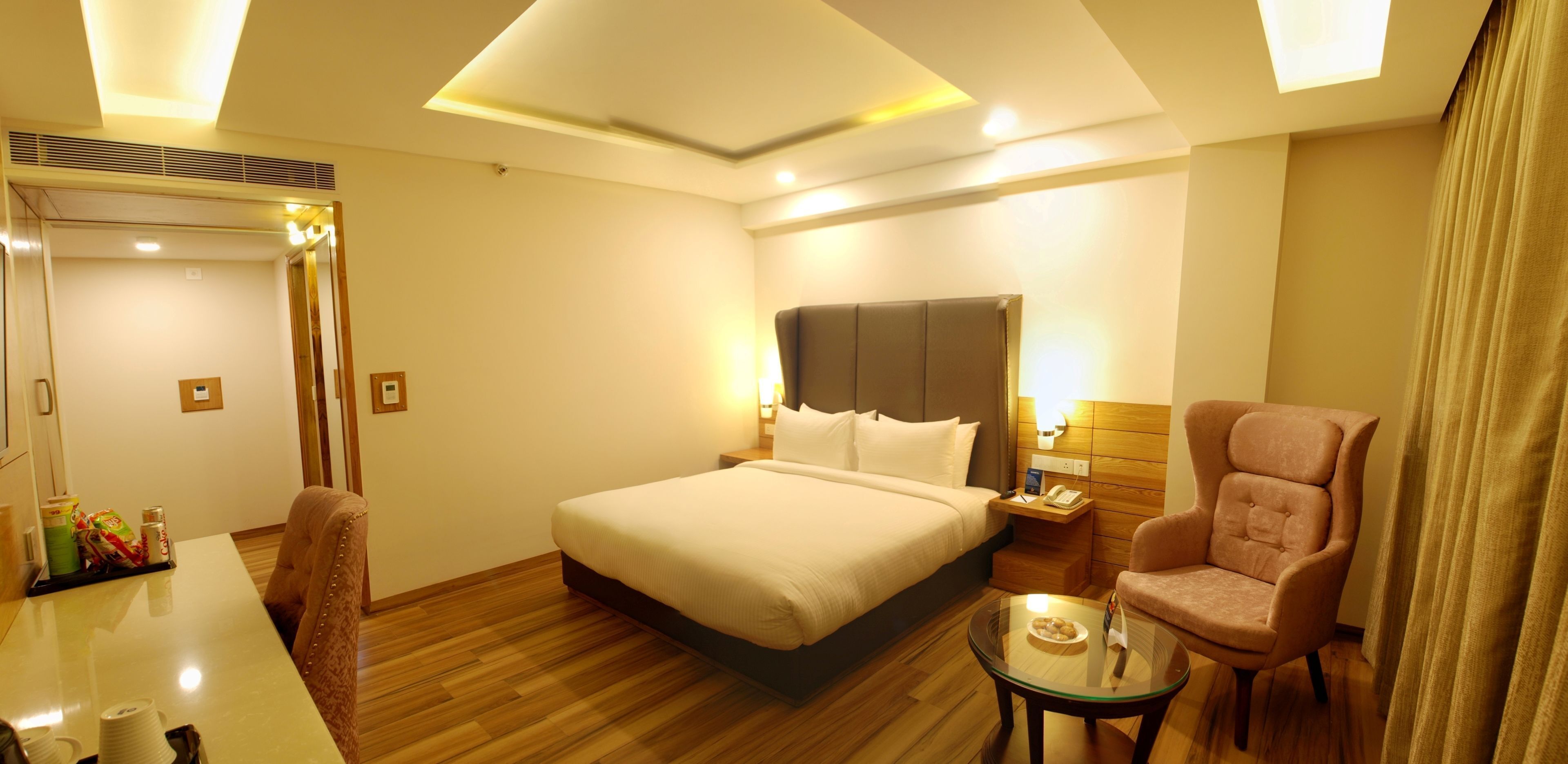 Literie de qualité supérieure, mini-bar avec articles gratuits