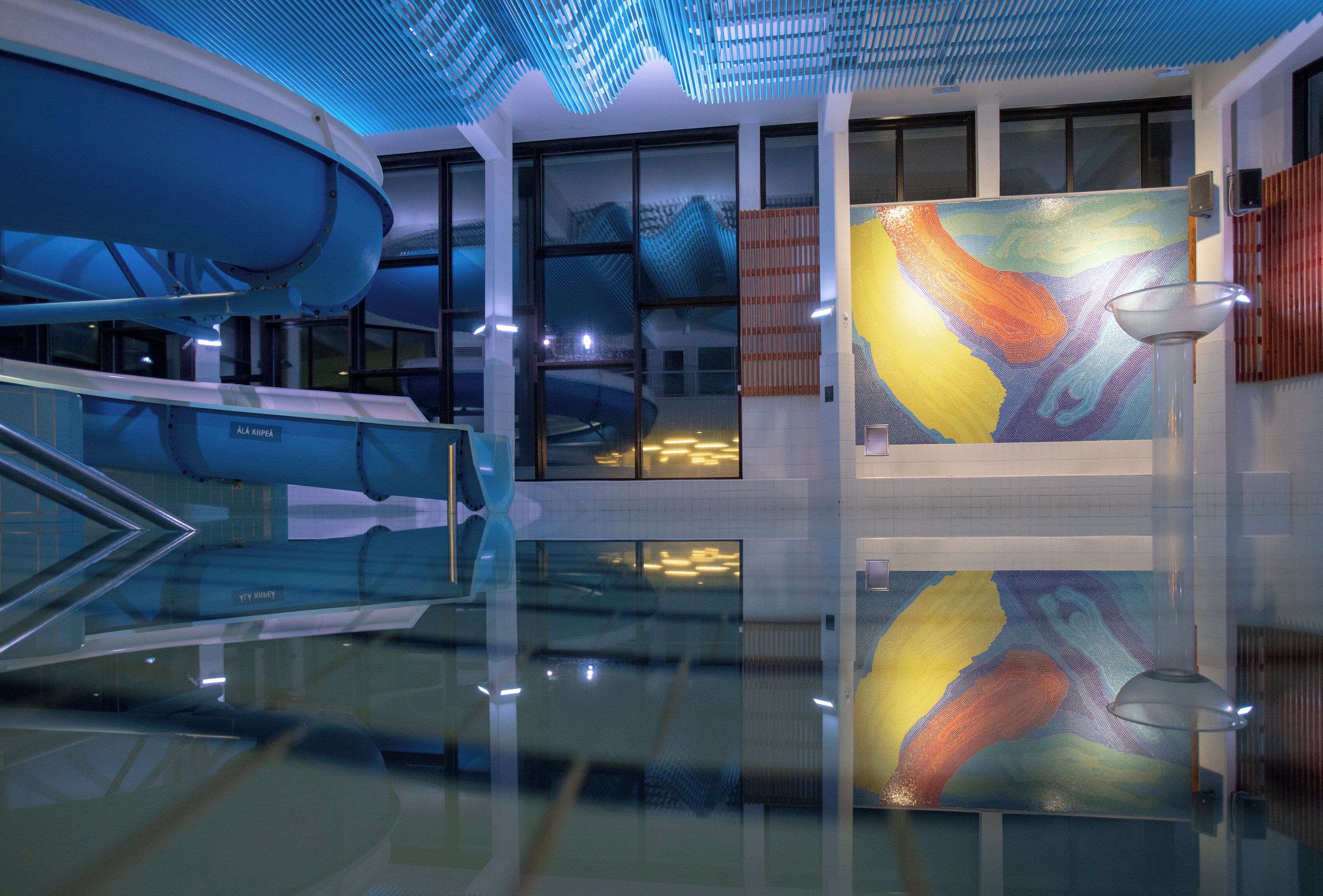 3 indoor pools, seasonal outdoor pool