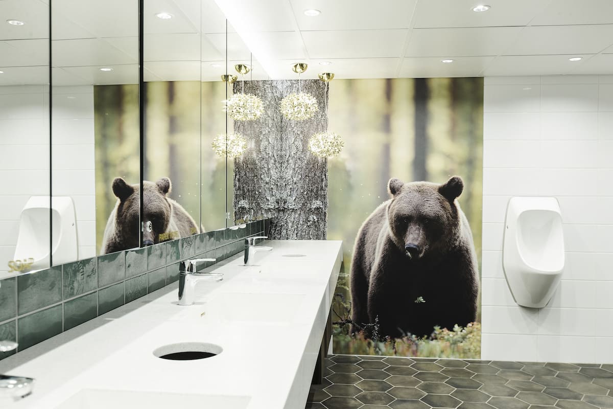 free toiletries, hair dryer, towels, soap