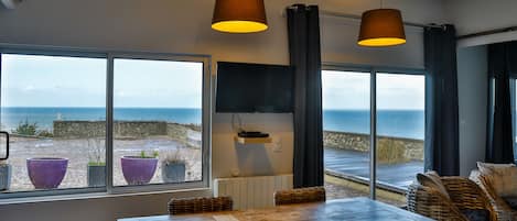 Ferienhaus, 2 Schlafzimmer, Terrasse, Meerblick (Loft) | Eigene Küche