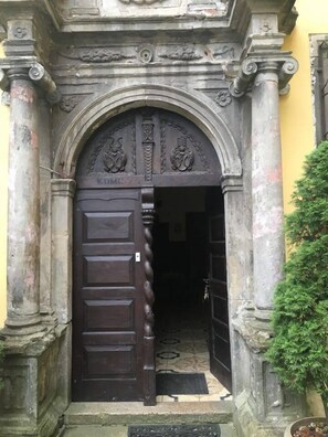 Entrada de l'allotjament