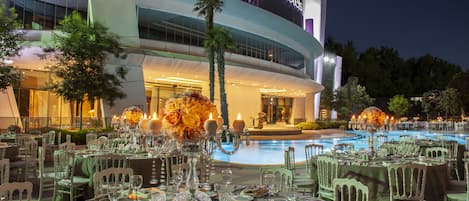 Área para banquetes al aire libre