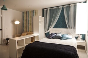Romantisches Apartment, 1 Schlafzimmer | Ausblick vom Zimmer