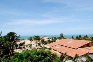 Vista a la playa o el mar