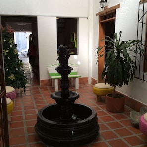 Interior entrance